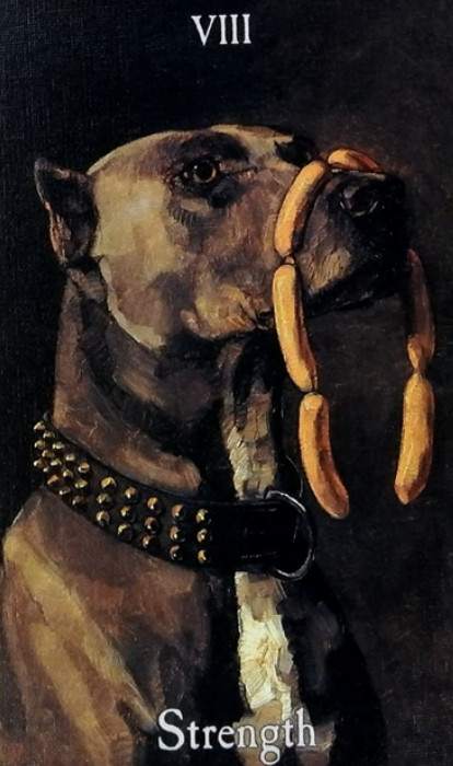 The Pensive Path Tarot card