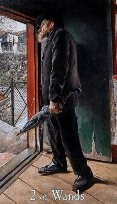 The Pensive Path Tarot card