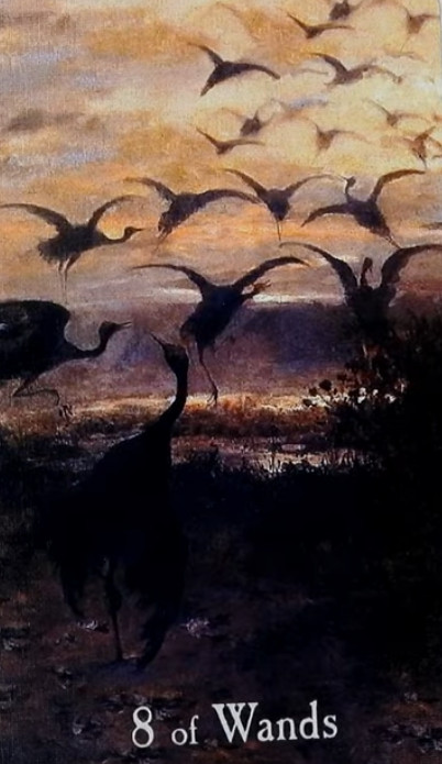 The Pensive Path Tarot card