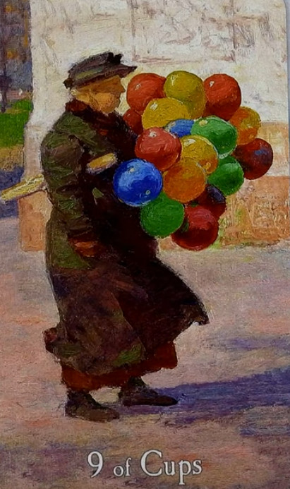 The Pensive Path Tarot card